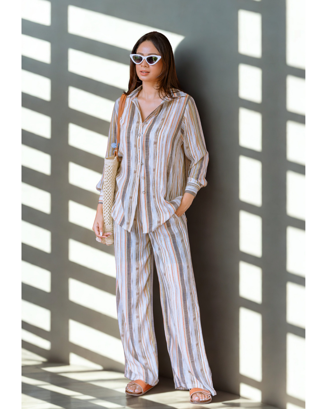 Striped Two-Piece Set