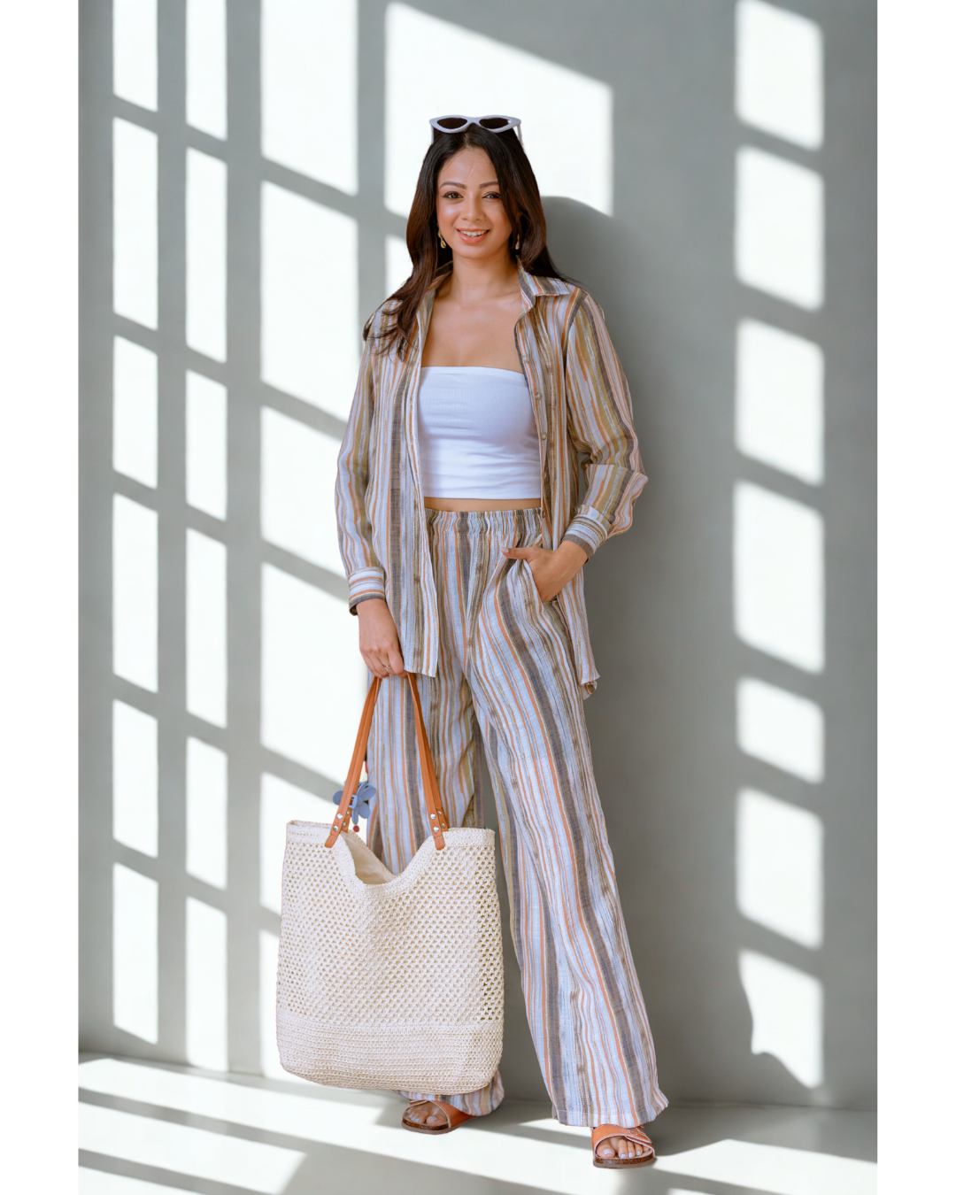 Striped Two-Piece Set