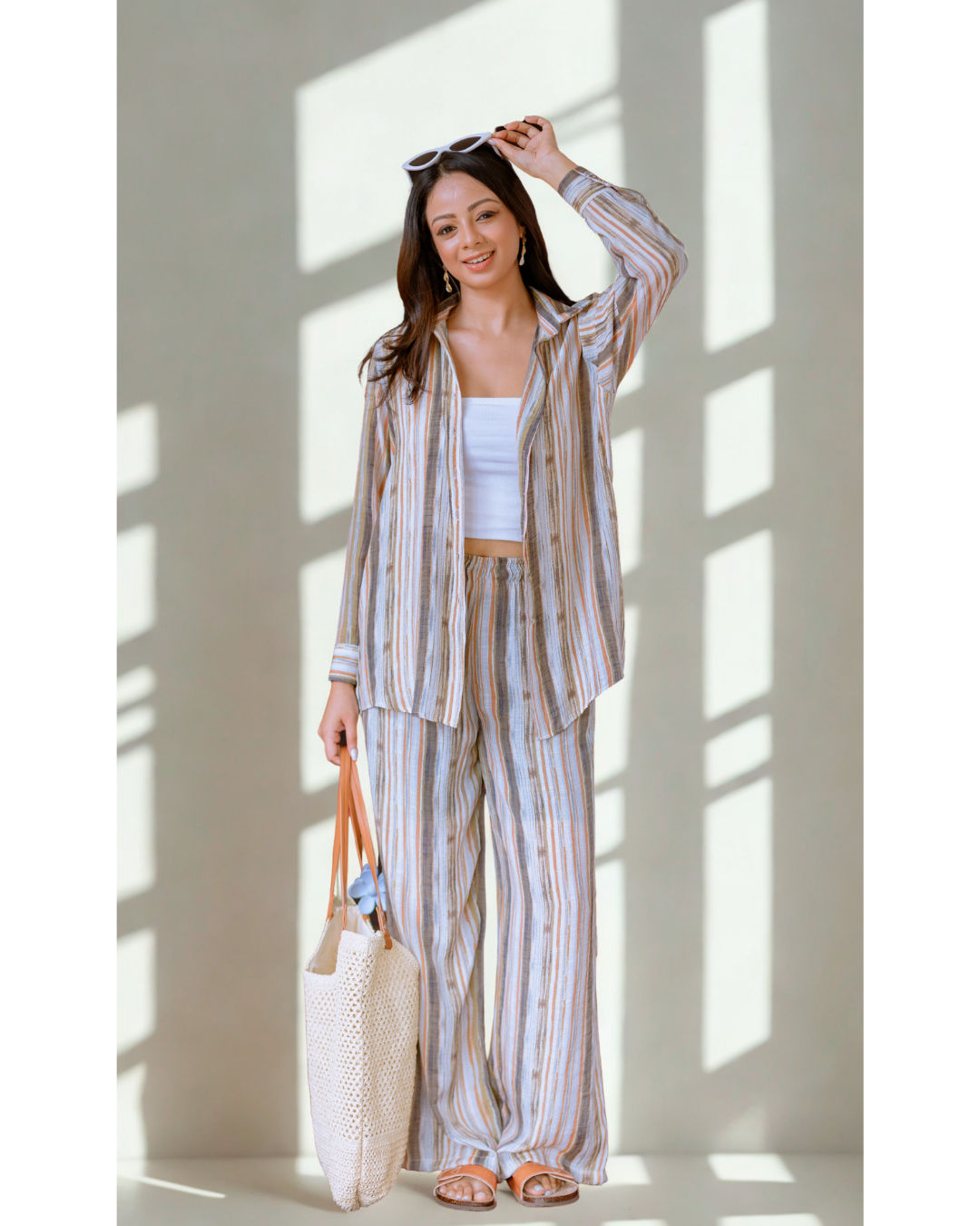 Striped Two-Piece Set