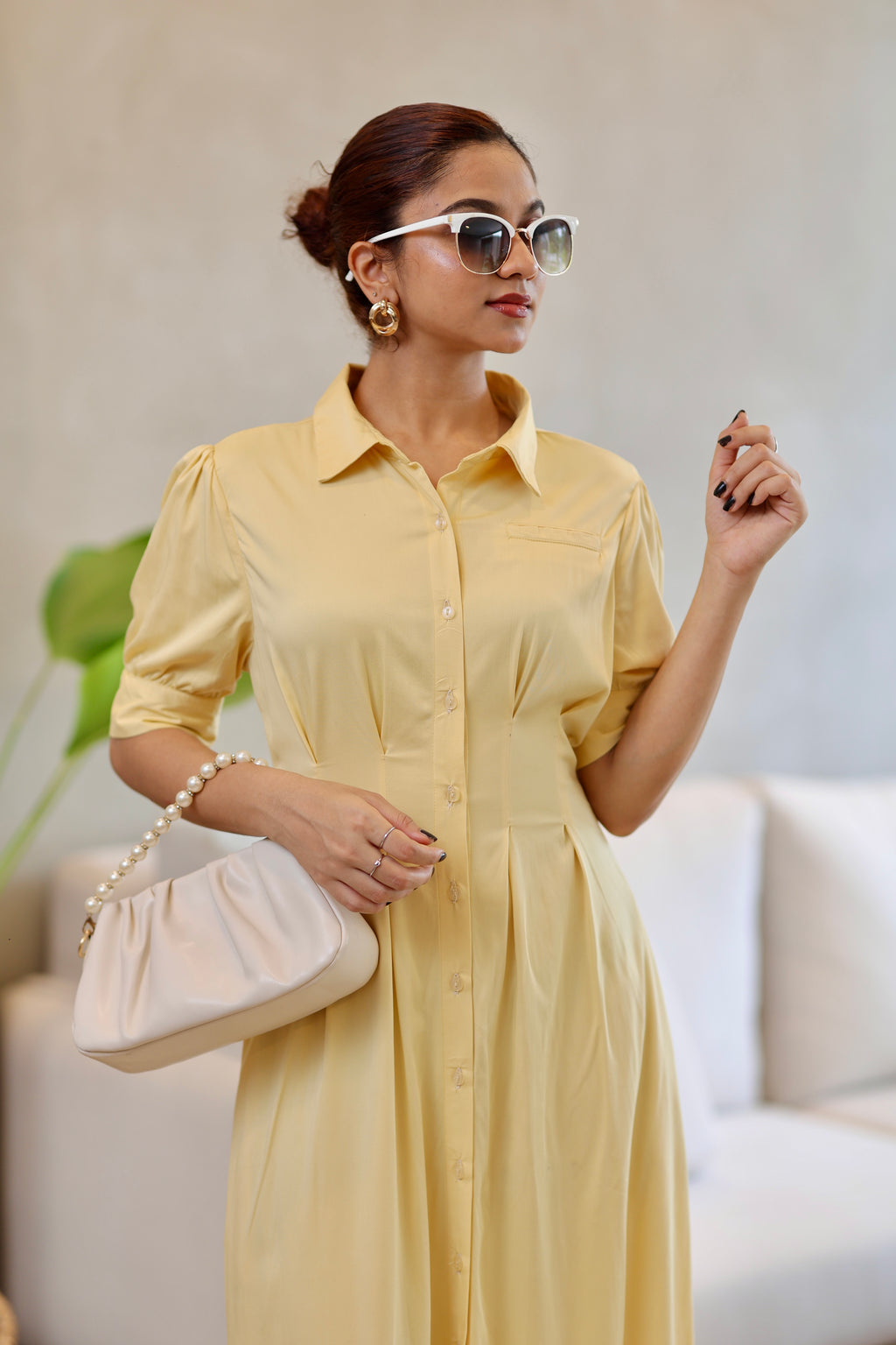 The Sunshine Cotton Shirt Dress