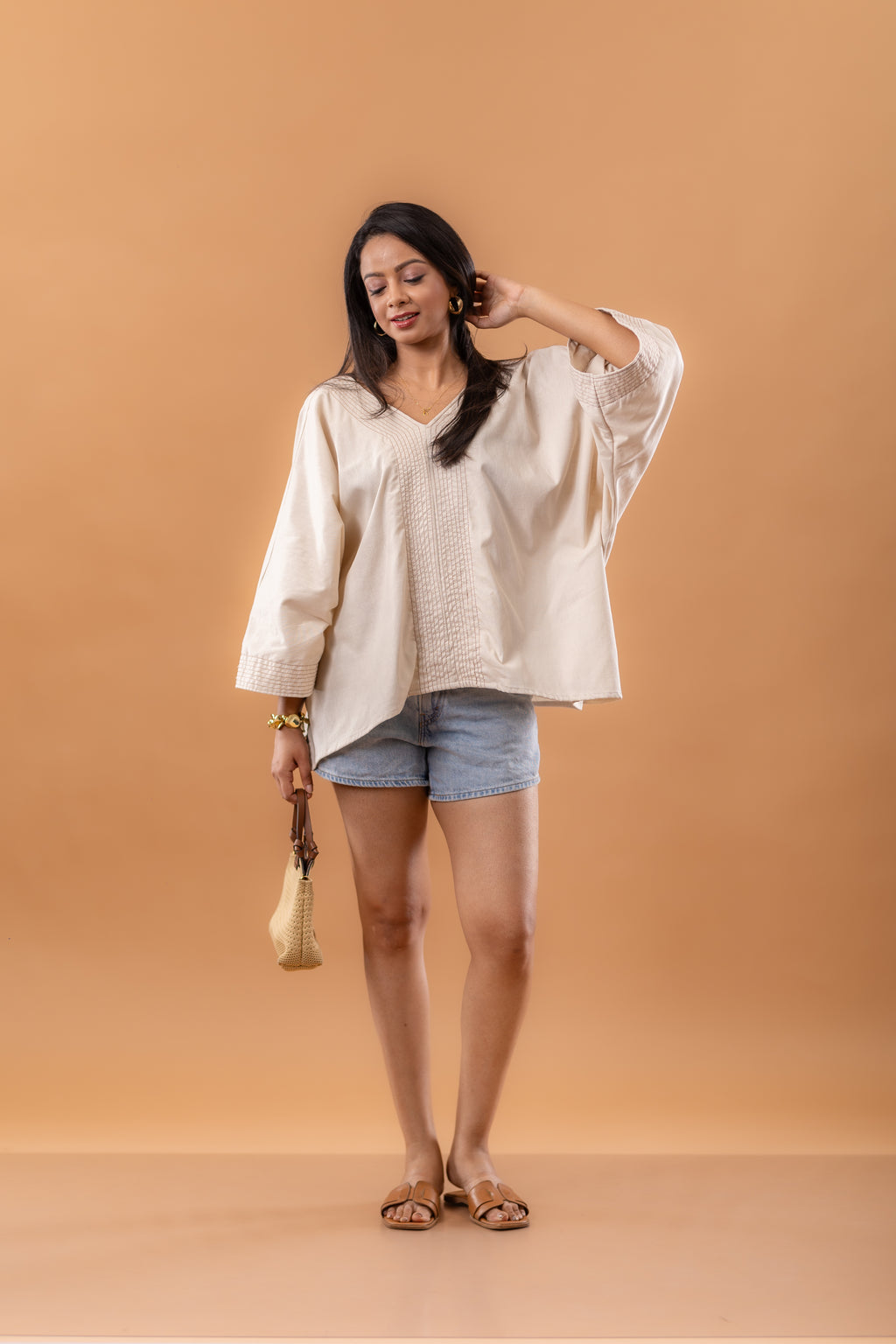 Sand Breeze Linen Top